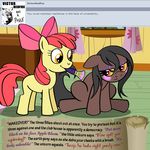  apple apple_bloom_(mlp) apple_tree bitterplaguerat comic dialogue earth_pony english_text equine food friendship_is_magic fruit horse loki_(bitterplaguerat) makeover mammal my_little_pony pony text 