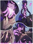  2017 aardwolf aardy anthro armpits big_dom_small_sub blood breasts brown_fur canine carrying comic domination english_text female forced fur herr_aardy hyena larger_male male mammal nipples paws purple_fur pussy size_difference striped_fur stripes text 