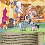  apple_bloom_(mlp) bitterplaguerat comic cupcake dialogue earth_pony english_text equine food friendship_is_magic horn horse loki_(bitterplaguerat) mammal my_little_pony pegasus plate pony scootaloo_(mlp) silver_spoon_(mlp) stairs sweetie_belle_(mlp) table text unicorn wings 