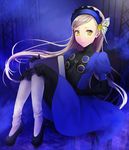  hairband lavenza looking_at_viewer mozuyun persona persona_5 yellow_eyes 