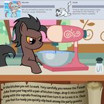  animated bitterplaguerat comic cooking dialogue earth_pony english_text equine horse loki_(bitterplaguerat) mammal mixer my_little_pony pony salt text 