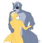  anthro blush canine fox fox_mccloud jakewoolson2014 male male/male mammal muscular muscular_male nintendo nude size_difference star_fox video_games wolf wolf_o&#039;donnell 