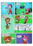  amy_rose anthro comic dialogue duo echidna english_text female hedgehog mammal monotreme omegazuel sonic_(series) text tikal_the_echidna 