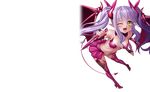  demon_girl kagami_hirotaka lilim_(taimanin_asagi_battle_arena) lilith-soft petite purple_hair succubus taimanin_asagi taimanin_asagi_battle_arena twintails yellow_eyes 