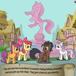  apple_bloom_(mlp) bitterplaguerat dialogue earth_pony english_text equine fan_character friendship_is_magic horn horse loki_(bitterplaguerat) mammal my_little_pony pegasus pony scootaloo_(mlp) sweetie_belle_(mlp) text unicorn wings yellow_eyes 