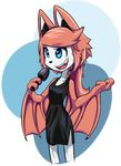  2017 alpha_channel anthro bat bat_wings blue_eyes breasts clothed clothing dress female freedom_planet freedom_planet_2 jamoart mammal maria_notte membranous_wings microphone simple_background solo transparent_background video_games wings 