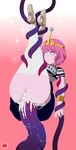  1girl adventure_time anal anus cum cum_in_anus cum_on_ass cum_on_body cum_on_lower_body female jlullaby princess_bonnibel_bubblegum restrained tentacle tentacle_sex 