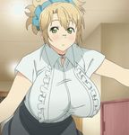  1girl animated animated_gif boku_to_misaki-sensei bouncing_breasts breasts huge_breasts solo stitched tagme 