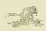  bound cat digital_media_(artwork) domination feline female lynx male male/female mammal nicnak044 nicole_(nicnak044) penetration rope sketch submissive whiteleaf 
