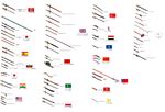  axe bamboo_spear baseball_bat cane chainsaw chart cleaver commentary_request dagger dao highres japanese_flag jojo_no_kimyou_na_bouken katana knife kopesh kukri military nazi_flag no_humans original partially_translated people's_republic_of_china_flag polearm shovel sledgehammer soviet_flag spanish_flag spear stalingrad_cowboy sword tomahawk translation_request trench_knife union_jack vatican_flag weapon 