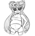  beauty_mark belly big_belly breasts callie cephalopod cleavage clothed clothing dwps ear_piercing eyes_closed inkling marine nintendo piercing pregnant splatoon squid video_games 