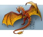  2018 digital_media_(artwork) dragon drerika female feral horn scalie slit solo western_dragon 