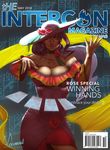  alternate_costume breasts cleavage cover dress highres huge_breasts magazine_cover muhammed_ansar_ali nail_polish purple_hair realistic rose_(street_fighter) solo street_fighter street_fighter_iv_(series) tarot 