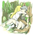  1boy 1girl lillie_(pokemon) male_protagonist_(pokemon_sm) pokemon pokemon_(game) pokemon_sm tagme 