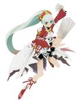 1girl aqua_ayes bangs blue_eyes full_body hairband lailah_(tales) long_hair looking_to_the_side md5_mismatch multicolor_hair official_art ponytail resized smile solo tales_of_(series) tales_of_zestiria upper_body very_long_hair white_hair 