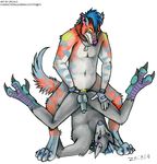  anal balls canine claws duo hybrid male male/male mammal mohawk sparkledog stripes zrcalo 
