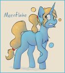  equine fan_character female feral horn mammal marsminer moonflake my_little_pony solo unicorn yellow_eyes 
