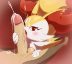  2017 ambiguous_gender anthro balls big_balls big_penis big_tail blush braixen butt canine cum cum_on_face cumshot cute digital_media_(artwork) duo ejaculation erection faceless_male fennec fluffy fluffy_tail fox fur hi_res huge_ears huge_penis huge_tail humanoid_penis licking long_penis long_tail looking_at_viewer lying male mammal miso_souperstar nintendo nude open_mouth oral orgasm penis penis_lick pok&eacute;mon sex simple_background solo_focus thick_penis tongue tongue_out vein video_games white_fur 