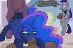  anal crying equine fellatio feral friendship_is_magic group group_sex horse mammal marsminer my_little_pony oral pony princess_luna_(mlp) prostitution sex spitroast tears 