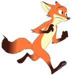  2016 anthro canine casual_nudity disney fox fur kol98 male mammal nick_wilde nude running solo zootopia 