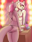  2017 anthro clothed clothing female hair mirror pink_hair pyravia reflection saucy solo standing 