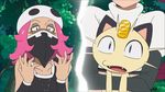  animated animated_gif meowth musashi_(pokemon) pink_hair pokemon pokemon_(anime) pokemon_sm pokemon_sm_(anime) team_rocket team_skull wrap_(pokemon) you_gonna_get_raped 