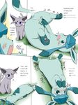  blush eeveelution embarrassed espeon female glaceon masturbation nezumi nintendo pok&eacute;mon pussy video_games 