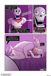  animated_skeleton asgore_dreemurr asriel_dreemurr bone boss_monster caught comic father father_and_son group group_sex incest male male/male monster monster_kid muskie papyrus_(undertale) parent sex skeleton son threesome tolok undead undertale video_games walk-in 