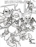  amy_rose dr_robotnik rouge_the_bat sally_acorn slashysmiley sonic_team 