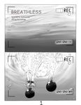  2014 anthro bubble byondrage camera comic english_text female hair mammal monochrome simple_background solo text underwater water 
