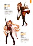  absurdres artist_request bangs belgium belt_pouch black_legwear blonde_hair blush bm59_(girls_frontline) boots breasts cape cleavage drill_hair epaulettes eyebrows_visible_through_hair flower fn-49_(girls_frontline) girls_frontline gloves green_eyes gun hair_flower hair_ornament hat high_heels highres holding holding_weapon italy long_hair looking_at_viewer medium_breasts multiple_girls non-web_source official_art open_mouth overskirt pantyhose pleated_skirt pouch rifle scan simple_background skirt sleeveless smile twintails very_long_hair weapon white_background white_gloves 