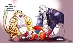  absurd_res anal anal_penetration anthro balls bear benjamin_clawhauser canine cheetah disney feline fox group group_sex hi_res male male/male mammal mazemore nick_wilde penetration penis polar_bear sex threesome zootopia 