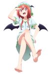  feet gabriel_dropout kurumizawa_satanichia_mcdowell pajama watanabe_mai wings 