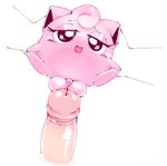  disembodied_penis female half-closed_eyes jigglypuff male nintendo open_mouth penis pok&eacute;mon pussy sex simple_background size_difference video_games white_background ɯ(_&ndash;_&ndash;_)ɯ 