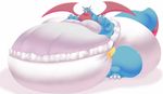  ambiguous_gender belly big_belly diaper dragon funi hyper hyper_belly nintendo pok&eacute;mon salamence video_games 