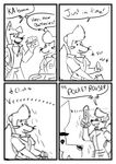  anthro buddy_thunderstruck buddy_thunderstruck_(character) canine clothed clothing comic darnell_(character) dildo dog ferret foxzombiej hi_res male male/male mammal mustelid sex_toy 