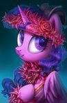  2017 equine eyelashes feathered_wings feathers female friendship_is_magic hair horn long_hair mammal my_little_pony purple_feathers smile solo sorcerushorserus twilight_sparkle_(mlp) winged_unicorn wings 