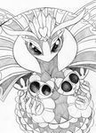  arthropod bee big_breasts bra breasts clothing feather_boa female halgalaz insect kirby_(series) marx monochrome nintendo queen_sectonia simple_background sketch solo underwear video_games white_background 