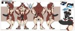  anthro balls big_penis canine knot looking_at_viewer male mammal model_sheet musclegut muscular nipples nude penis pubes solo standing were werethrope werewolf 