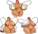  2016 angry areola arm_cannon belly big_belly big_breasts breasts cybernetics demon doom female gun gun_arm hair hi_res huge_breasts humanoid jintonic machine mancubus monstrous_humanoid navel nipples not_furry nude open_mouth overweight overweight_female popon13 ranged_weapon simple_background smile standing teeth thick_thighs video_games weapon white_background wide_hips 