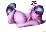 2017 animal_genitalia animal_pussy anus butt cutie_mark equine equine_pussy female feral friendship_is_magic hair hi_res horn jeki mammal multicolored_hair my_little_pony pussy simple_background sleeping solo starlight_glimmer_(mlp) unicorn white_background 
