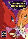  2017 blitzdrachin charizard charmeleon claws comic cover cute digital_media_(artwork) dragon female feral hi_res looking_at_viewer male nintendo pok&eacute;mon pok&eacute;mon_mystery_dungeon sky sunset video_games 