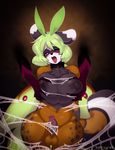  2017 antennae anthro arthropod balls bdsm big_breasts blush bondage bound breasts collar dickgirl erection fur grope hair hybrid insect insect_wings intersex luckypan mammal moth mustelid nipples nude penis polecat simple_background solo squee web wings 