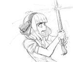  bow bullet konpaku_youmu ramnik5 solo sword weapon 