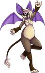  bat big_ears bites collar female grey_eyes happy mammal piercing shadeshifter. slightly_chubby teeth wings 