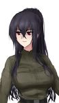  1girl beatrix_bremer black_hair breasts large_breasts long_hair muvluv schwarzesmarken smile 