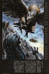  battle dinosaur feathers fight fighting flying giant_condor_(godzilla) giant_eagle_(godzilla) giant_monster godzilla godzilla_(series) kaijuu monster mutant ookondoru oowashi toho_(film_company) yasushi_torisawa 