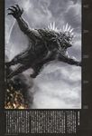  dinosaur explosion fire flying giant_monster godzilla_(series) kaijuu monochrome monster smoke toho_(film_company) varan yasushi_torisawa 