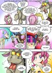  2017 alternate_species bad_english breaking_the_fourth_wall discord_(mlp) draconequus english_text engrish equine female fluttershy_(mlp) friendship_is_magic human humanized male mammal my_little_pony natsumemetalsonic pinkie_pie_(mlp) princess_celestia_(mlp) text twilight_sparkle_(mlp) 