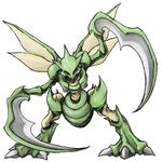  artist_request no_humans pokemon scyther solo 